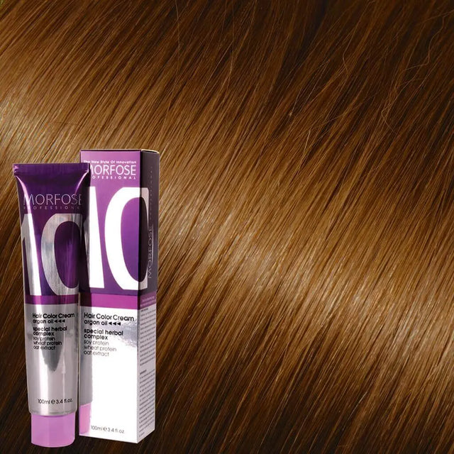 Morfose - Hair Color Cream 10 Argan Oil 100 ml / Brown - Coloration bei hairOne