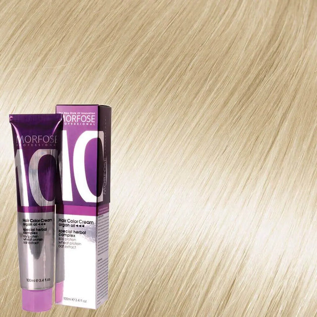 Morfose - Hair Color Cream 10 Argan Oil 100 ml / Extra Bleaching - Coloration bei hairOne