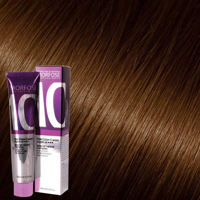 Morfose - Hair Color Cream 10 Argan Oil 100 ml / Gold - Coloration bei hairOne