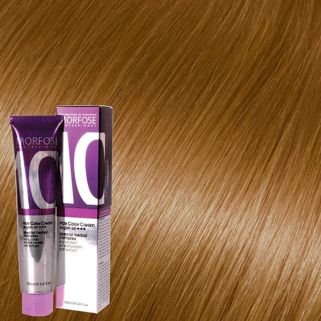 Morfose - Hair Color Cream 10 Argan Oil 100 ml / Gold - Coloration bei hairOne