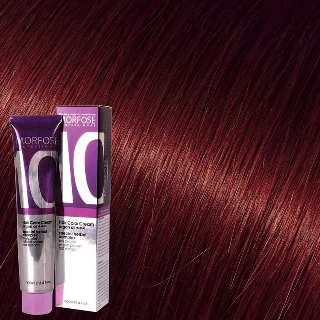 Morfose - Hair Color Cream 10 Argan Oil 100 ml / Red - Coloration bei hairOne