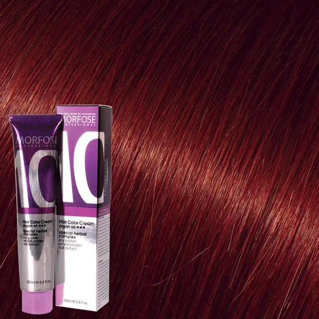 Morfose - Hair Color Cream 10 Argan Oil 100 ml / Red - Coloration bei hairOne