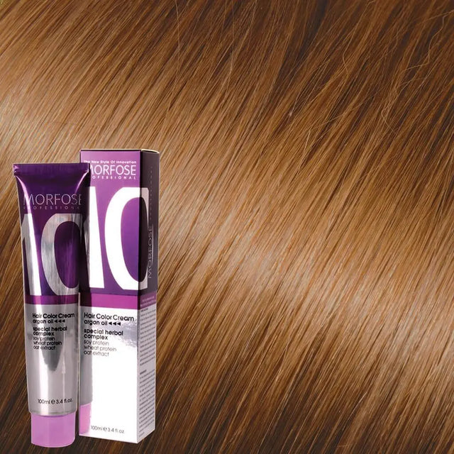 Morfose - Hair Color Cream 10 Argan Oil 100 ml / Brown - Coloration bei hairOne