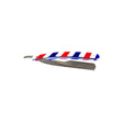 Detreu - Rasiermesser Halter metall - weiß/rot/blau - Friseurbedarf bei hairOne
