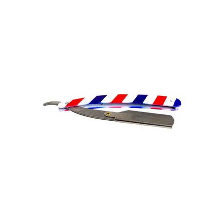 Detreu - Rasiermesser Halter metall - weiß/rot/blau - Friseurbedarf bei hairOne