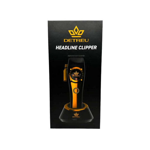 Detreu - Haarschneidemaschine - Headline Clipper gold-schwarz - Elektronikartikel bei hairOne