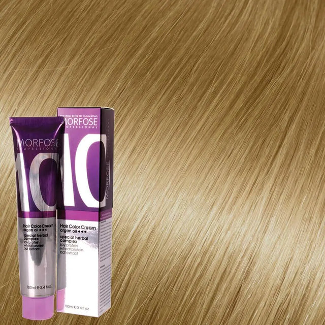 Morfose - Hair Color Cream 10 Argan Oil 100 ml / Natural - Coloration bei hairOne