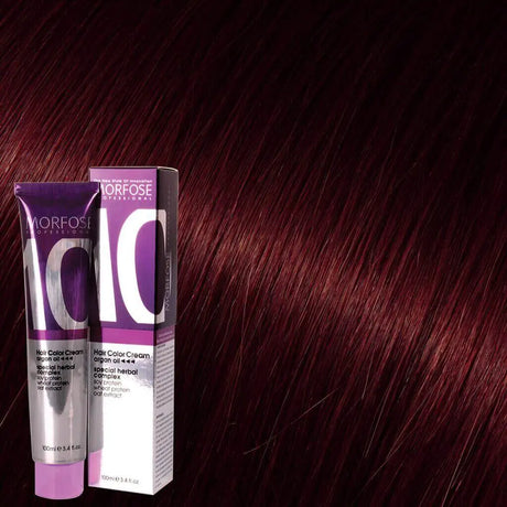 Morfose - Hair Color Cream 10 Argan Oil 100 ml / Red - Coloration bei hairOne