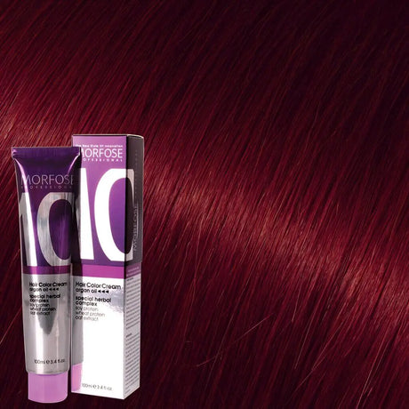 Morfose - Hair Color Cream 10 Argan Oil 100 ml / Red - Coloration bei hairOne